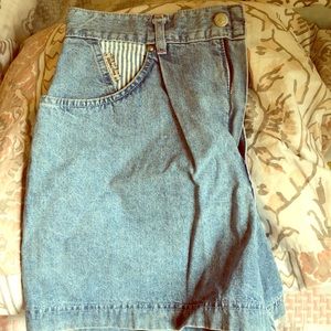 Vintage Hollywood mom jean shorts